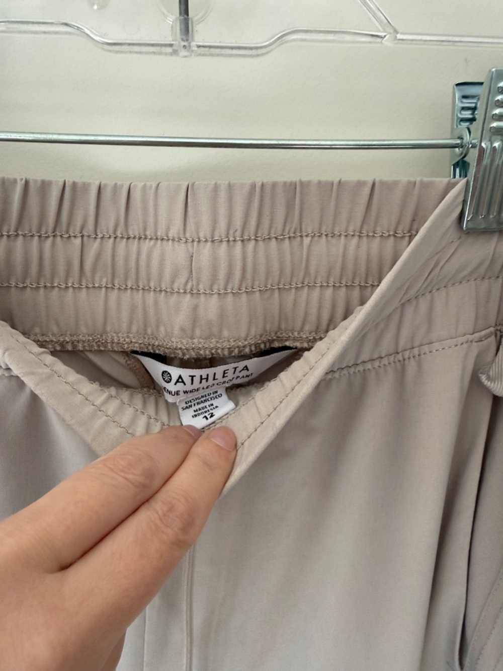 Athleta Avenue Wide Leg crop pant - Picture 3 of 5